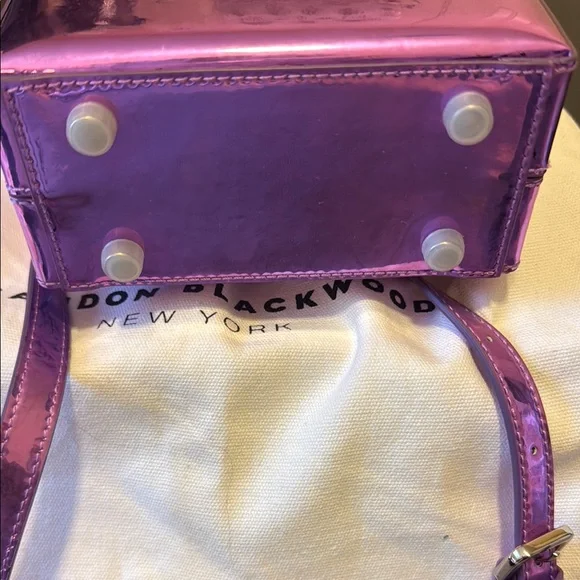 LIKE NEW Brandon Blackwood Purple Women's mini Bag - Picture 3 of 7